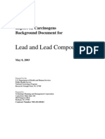 Lead and Lead Compounds