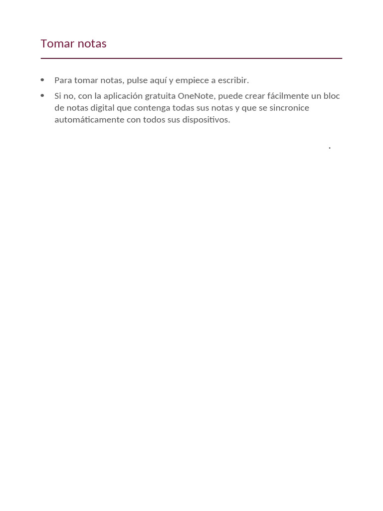 Tomar Notas | PDF