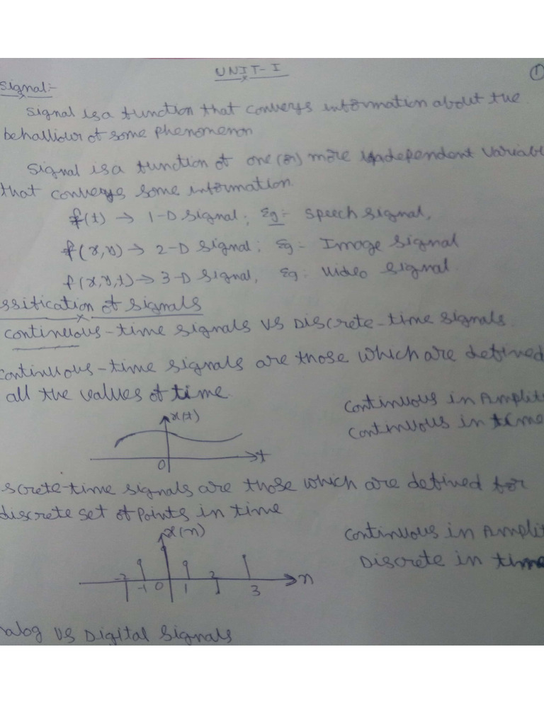 Understanding Continuous Systems in Signal Processing | PDF | Applied ...