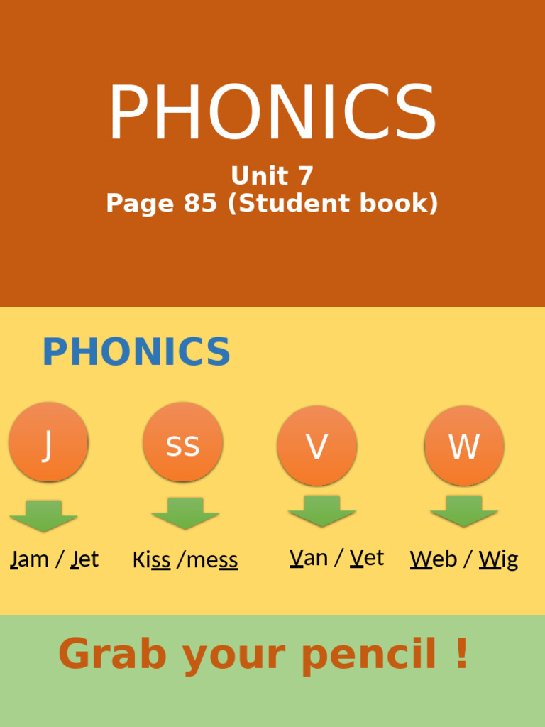Unit 7 Phonics | PDF