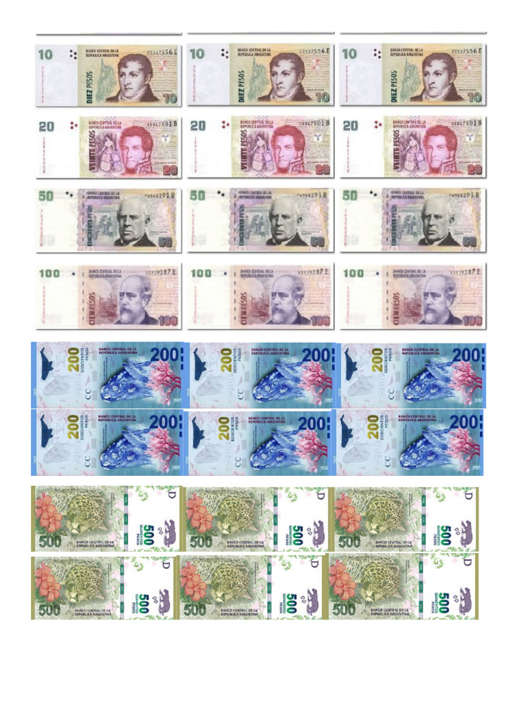 Billetes Argentinos | PDF