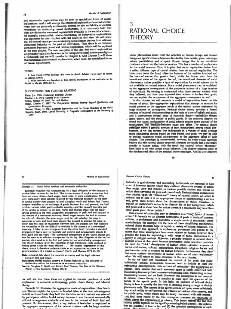 Understanding Rational Choice Theory | PDF | Utility | Rationality
