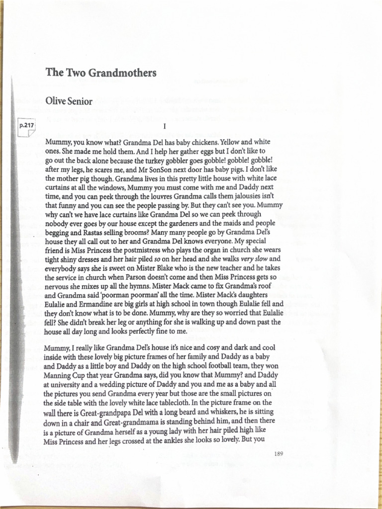 The Two Grandmothers | PDF