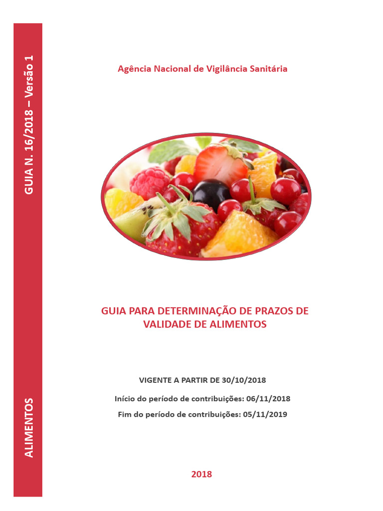 Guia de Prazos de Validade de Alimentos | PDF | Umidade | Química