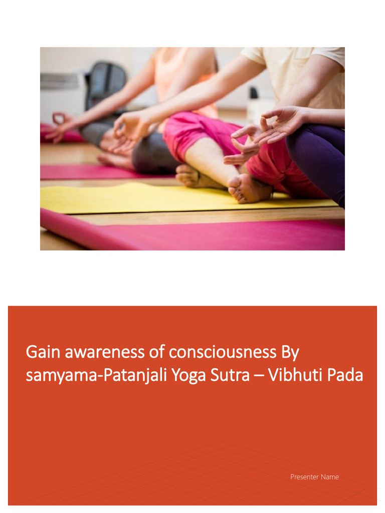 Samyama and Consciousness Awareness | PDF