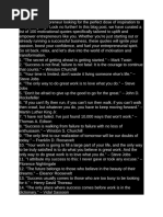 Daily Motivational Quotes for Success | PDF