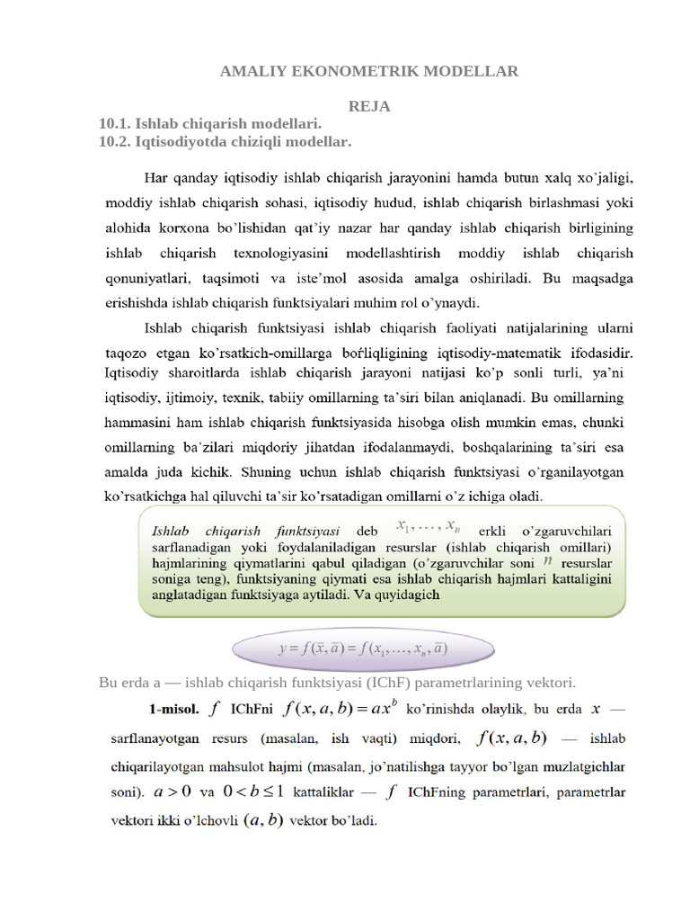 15 Ma'ruza | PDF