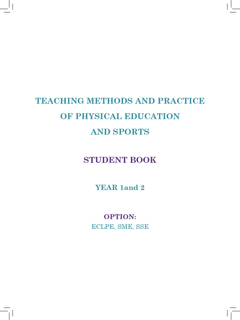 Physical Education Teaching Methods Guide | PDF | Track And Field ...