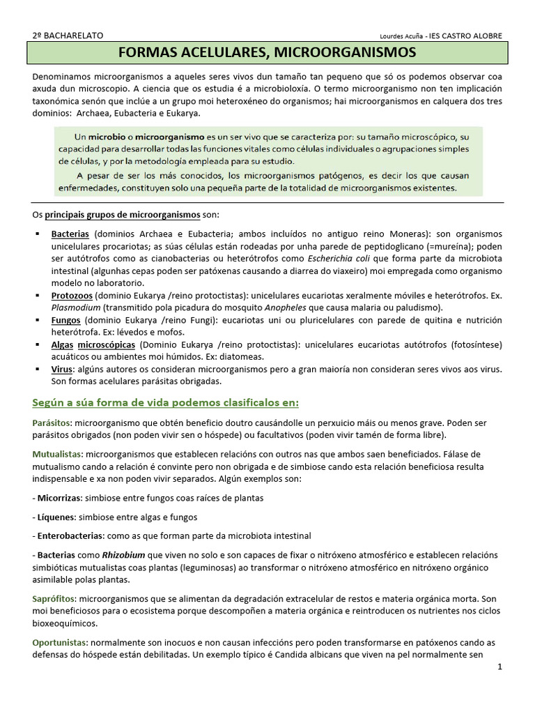 6-Formas Acelulares J Microorg | PDF