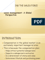 Compensating The Sales Force: Sales Management: A Global Perspective