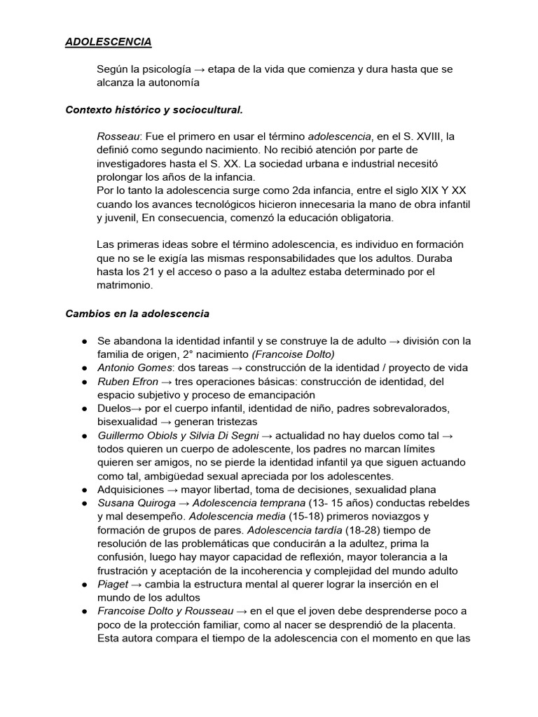 Cambios y desafíos en la adolescencia | PDF | Adultos | Adolescencia