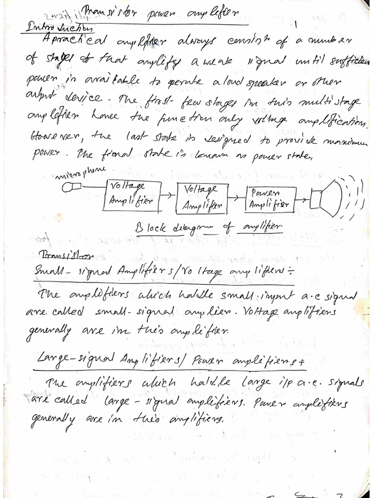 Transistor Power Amplifier - 073957 | PDF