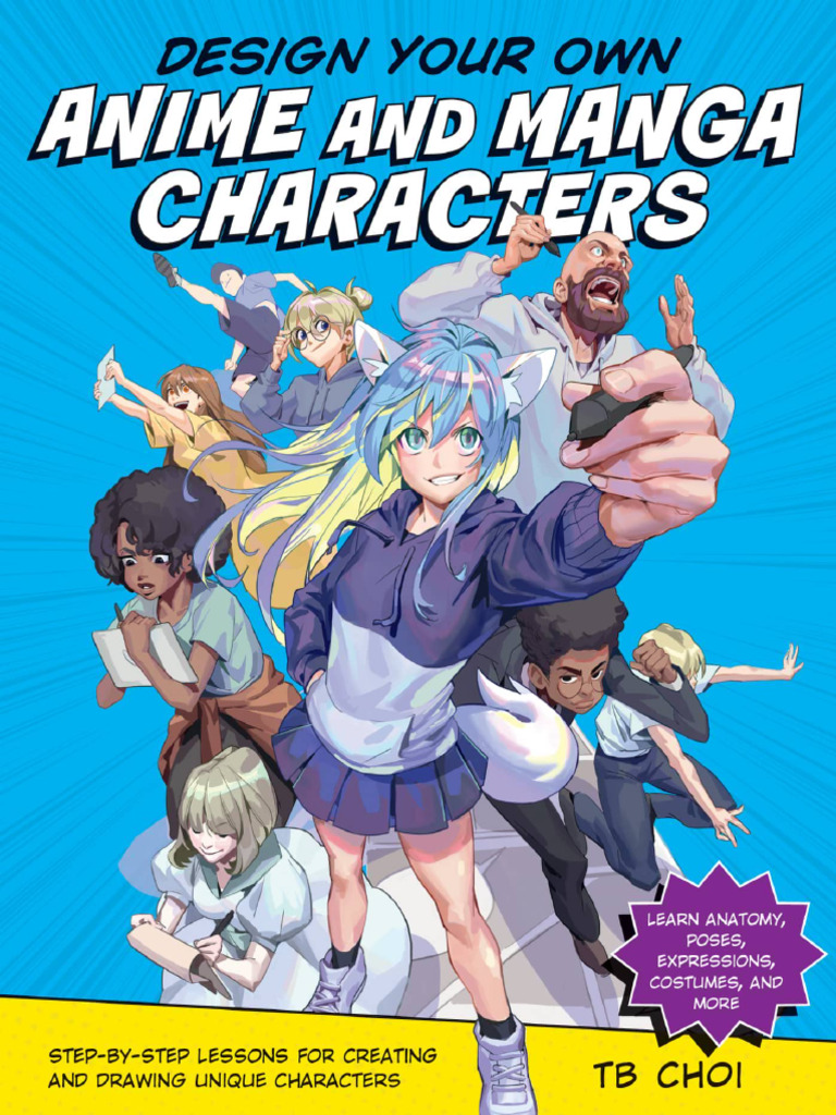 Step-by-Step Anime Character Design Guide | PDF | Hand | Face