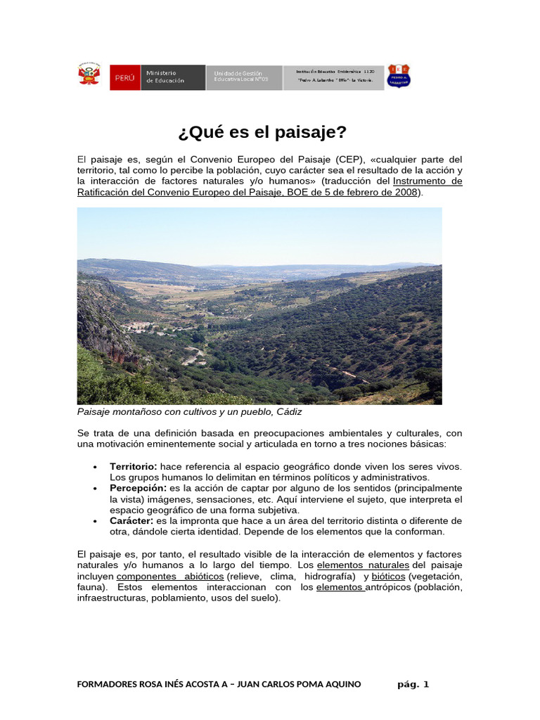 Características del paisaje rural paraguayo | PDF | Paisaje | Área rural