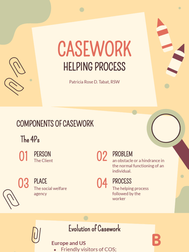 Casework Helping Process Overview | PDF | Goal | Evaluation