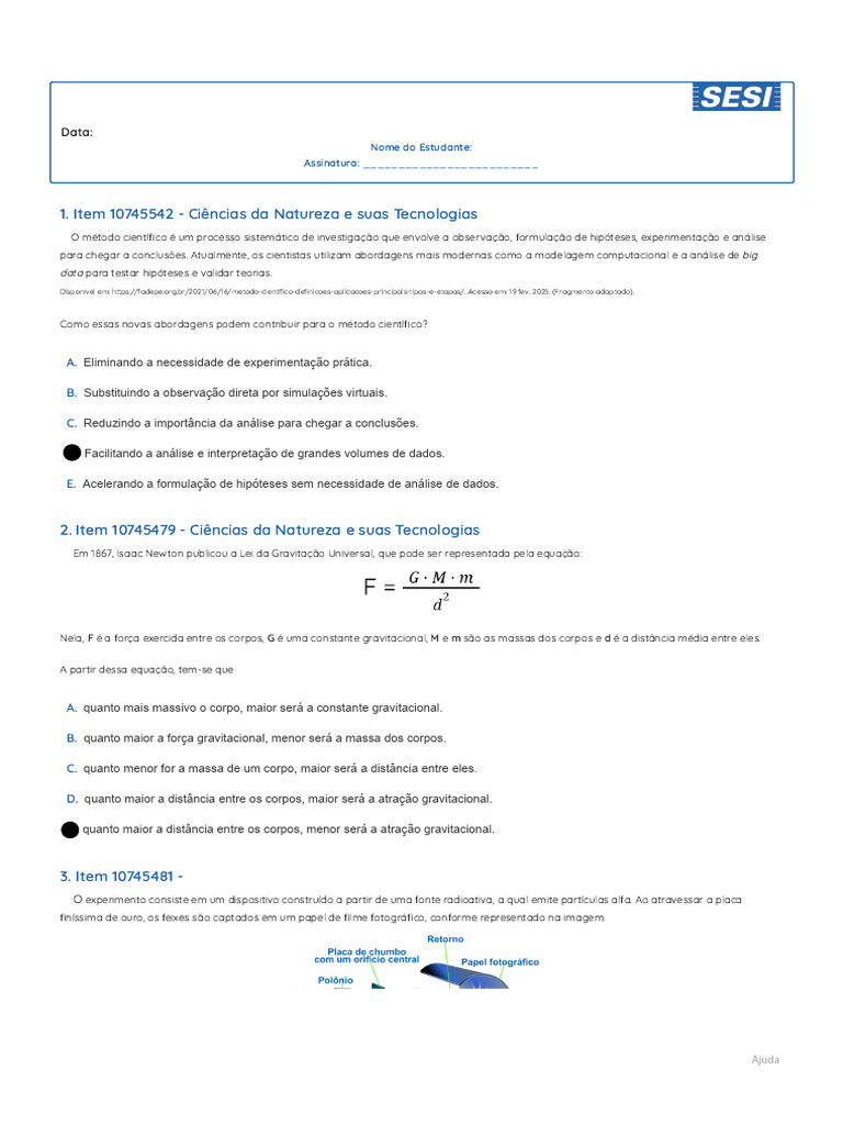 Processual - CN - 1 Série (1) Taina | PDF | Abiogênese | Science