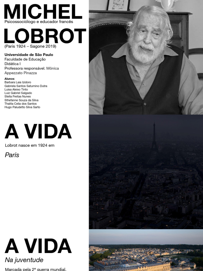 Biografia de Michel Lobrot | PDF