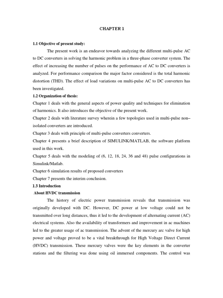 Multi-Pulse AC to DC Converter Analysis | PDF | High Voltage Direct ...