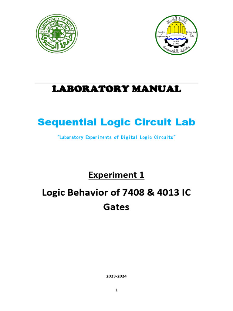 Exp 1 | PDF | Logic Gate | Electrical Circuits