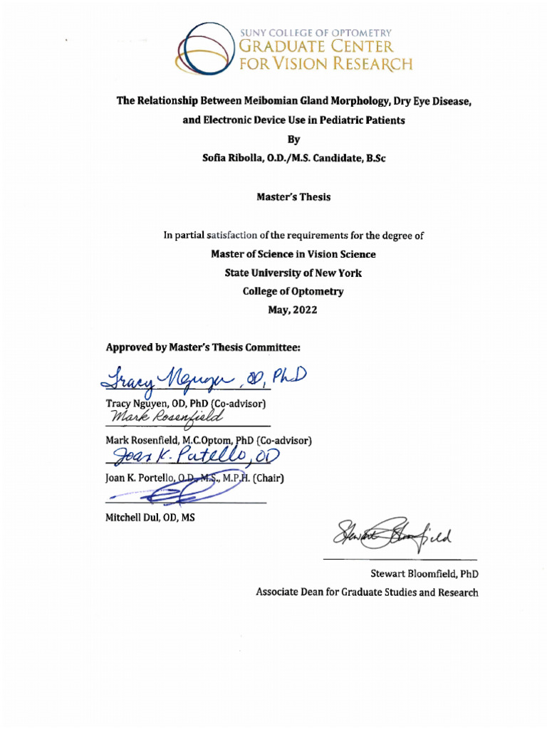 Ribolla Masters Thesis Final - TN MR (6) - Sofia Ribolla | PDF | Eye ...