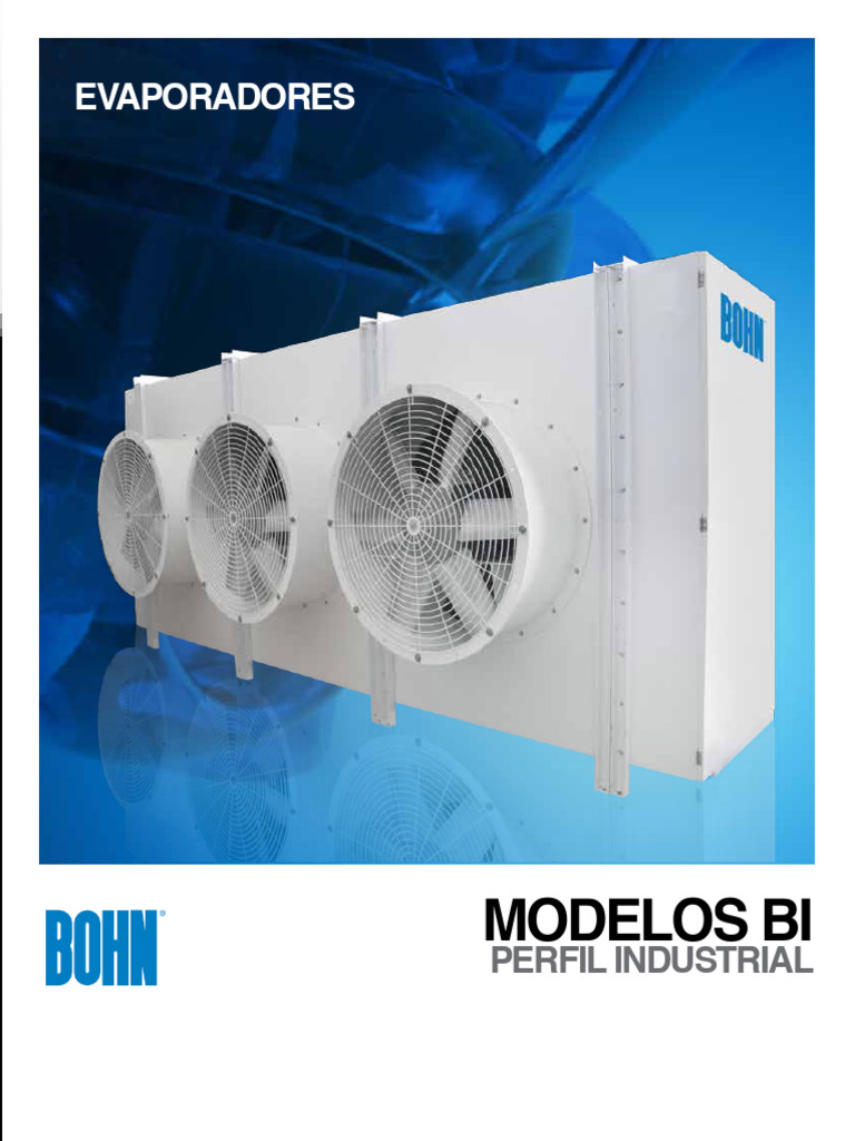 Evaporadores Industriales Bohn Modelo BI | PDF | Física Aplicada e ...