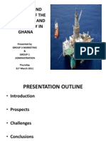 Prospects and Challenges of The Emerging Oil and Gas Industry in Ghana