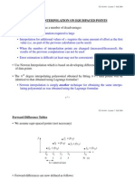 Newton Forward Difference 5