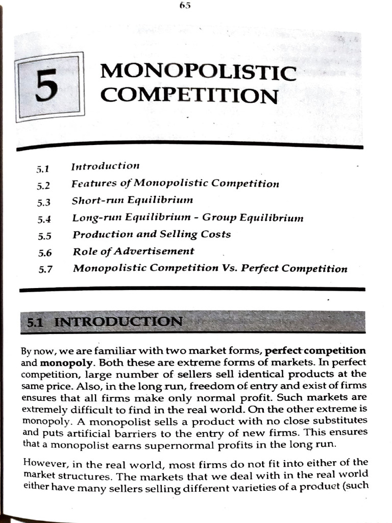 Understanding Monopolistic Competition | PDF | Oligopoly | Monopoly