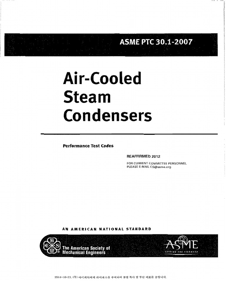 Asme PTC 30.1-2007 | PDF