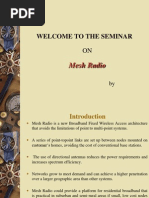 Download Mesh Radio PPT by Muragesh Kabbinakantimath SN86752960 doc pdf