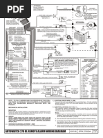 Autowatch 446RLI Wiring Guide | PDF | Switch | Ignition System