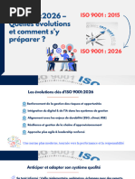ISO 9001 : Révision 2026 et enjeux climatiques | PDF | Management de la ...