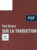 23220318 Paul Ricoeur Sur La Traduction