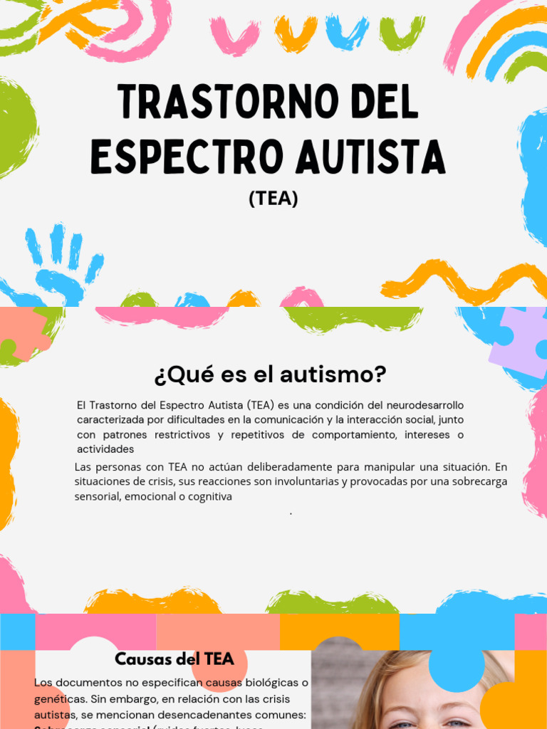 Guía completa sobre el Trastorno del Espectro Autista | PDF | Autismo ...