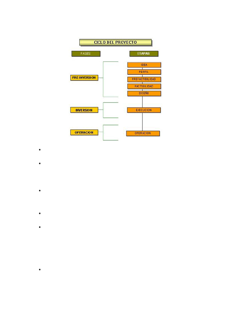 Etapas del Ciclo de Preinversión y Inversión | PDF | Estudio de ...