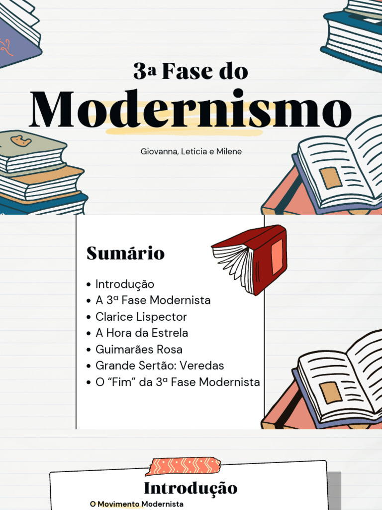 3 Fase Do Modernismo | PDF | Modernismo