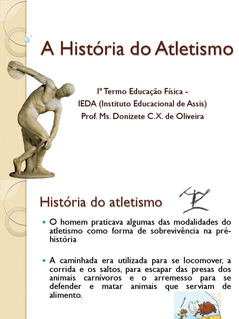 História do Atletismo no Brasil | PDF | Jogos Olímpicos | Atletismo ...