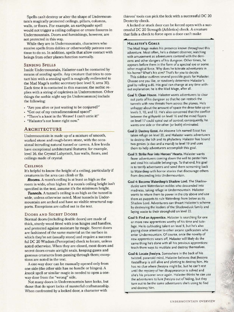 Dungeon of The Mad Mage - 2 | PDF