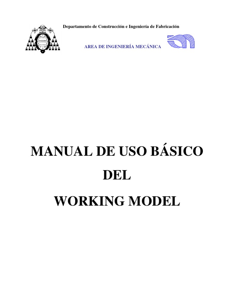 Manual Básico de Working Model | PDF | Point and Click | Herramientas