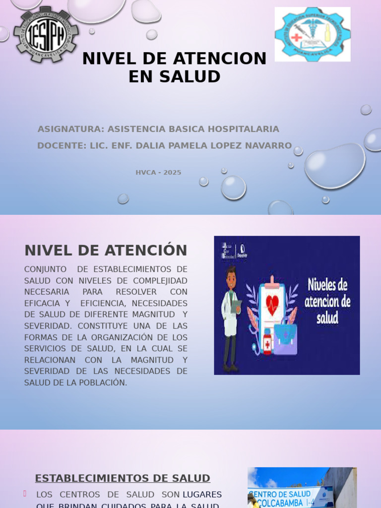 Niveles de Atención en Salud | PDF | Cuidado de la salud | Hospital