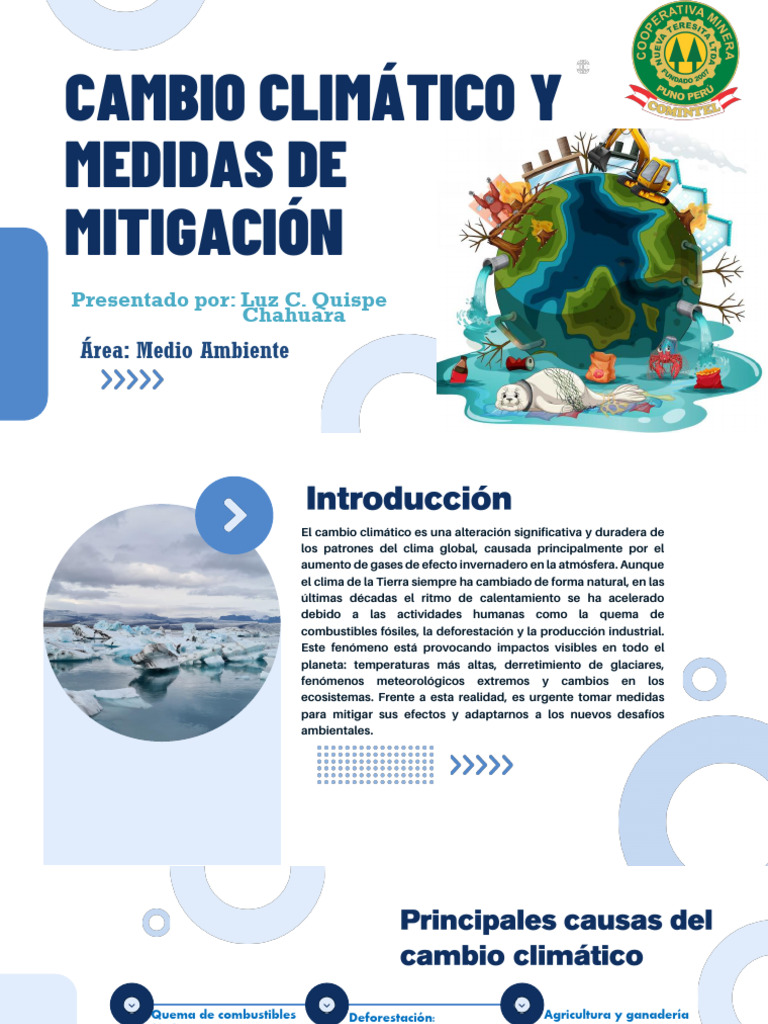 Mitigación del Cambio Climático: Estrategias | PDF | Gases de efecto ...