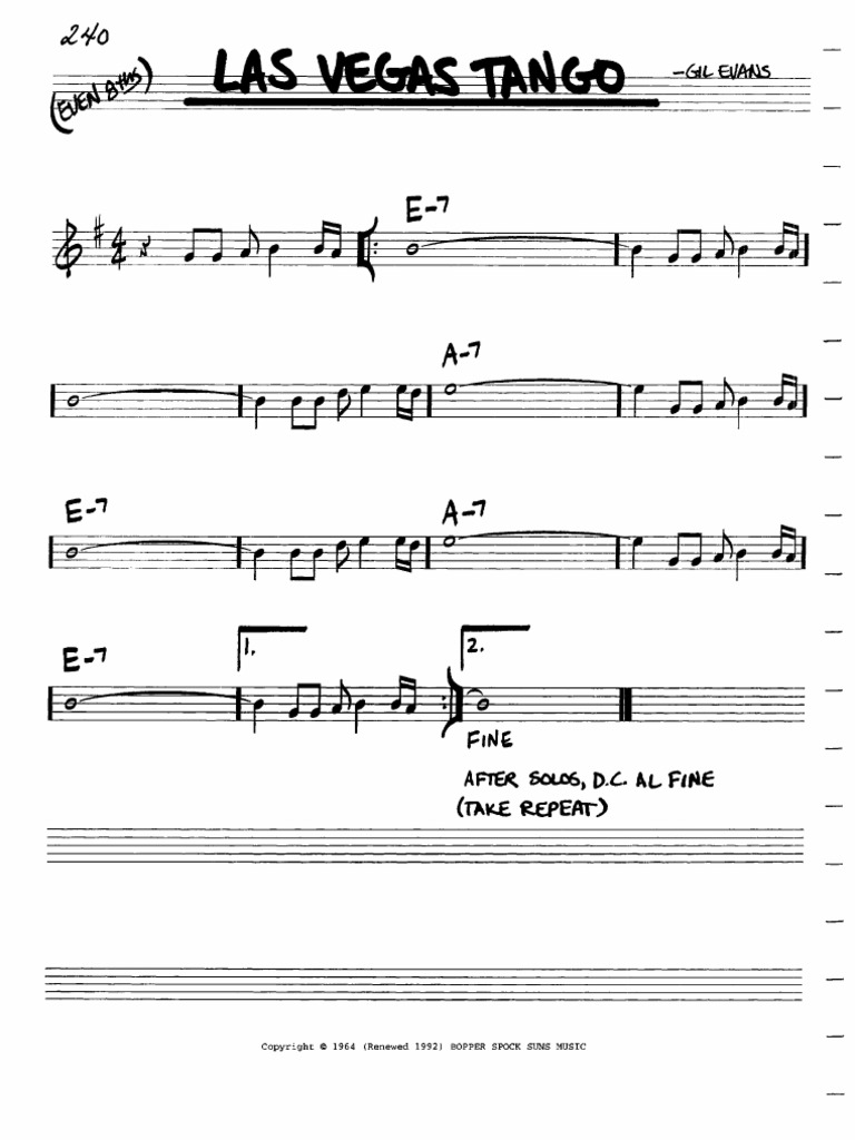 Las Vegas Tango | PDF
