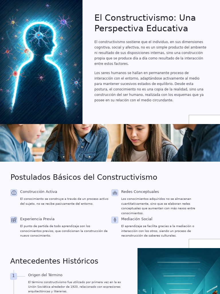 El Constructivismo en la Educación | PDF | Constructivismo (filosofía ...