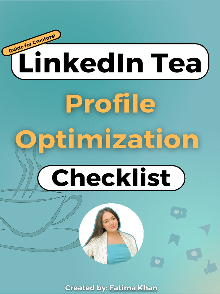 LinkedIn Profile Optimization Checklist 2024 | PDF