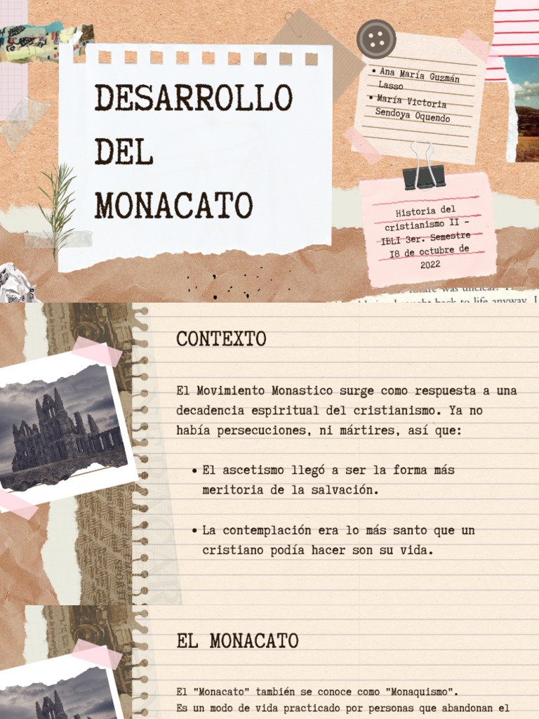 Historia y Tipos del Monacato Cristiano | PDF | Monacato | Monasterio