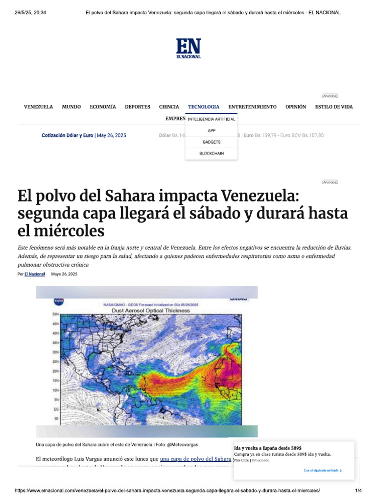 Polvo Del Sahara | PDF