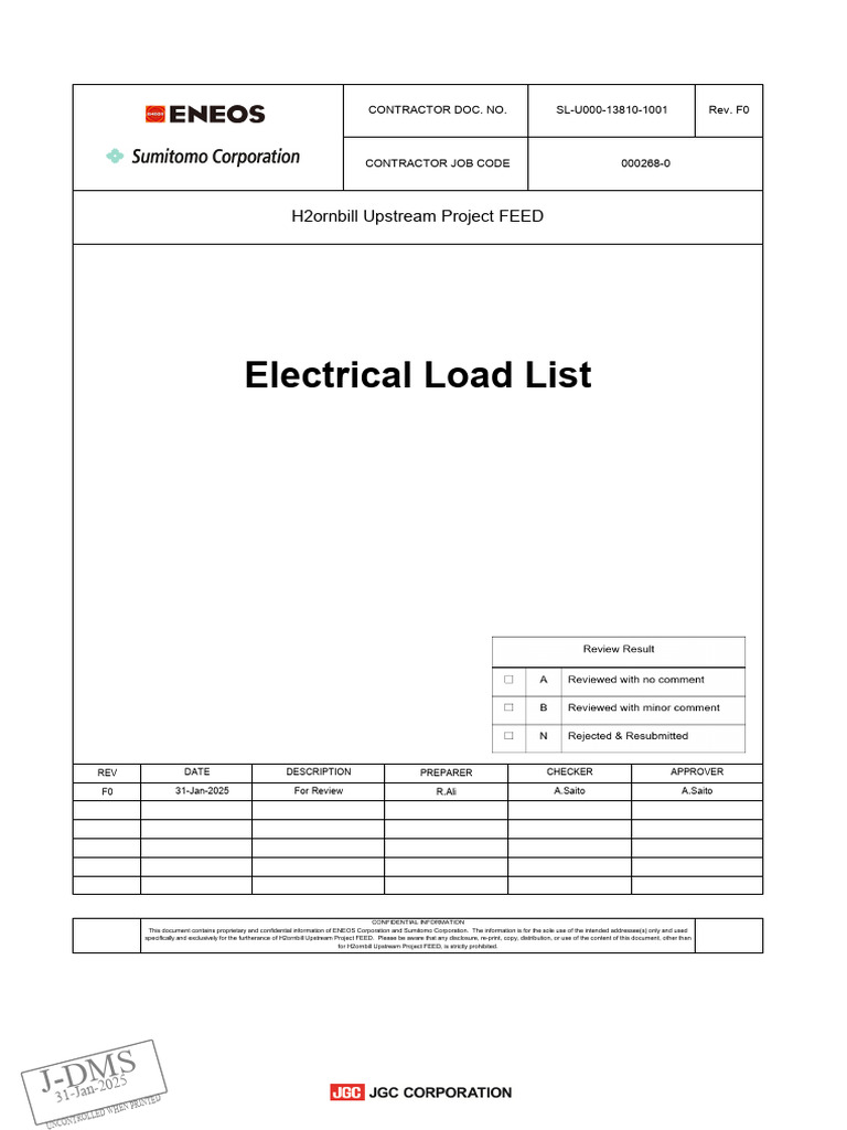 H2ornbill Project Electrical Load List | PDF | Pump | Electricity