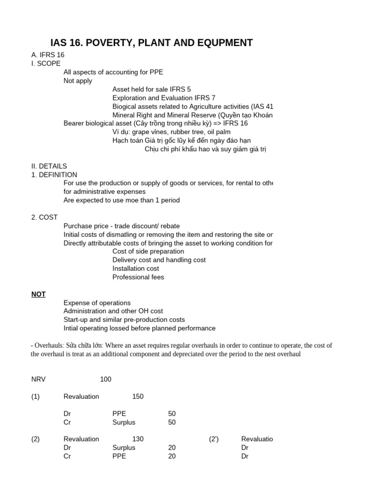 IAS 16: Accounting for PPE and Consolidation | PDF | Equity (Finance ...