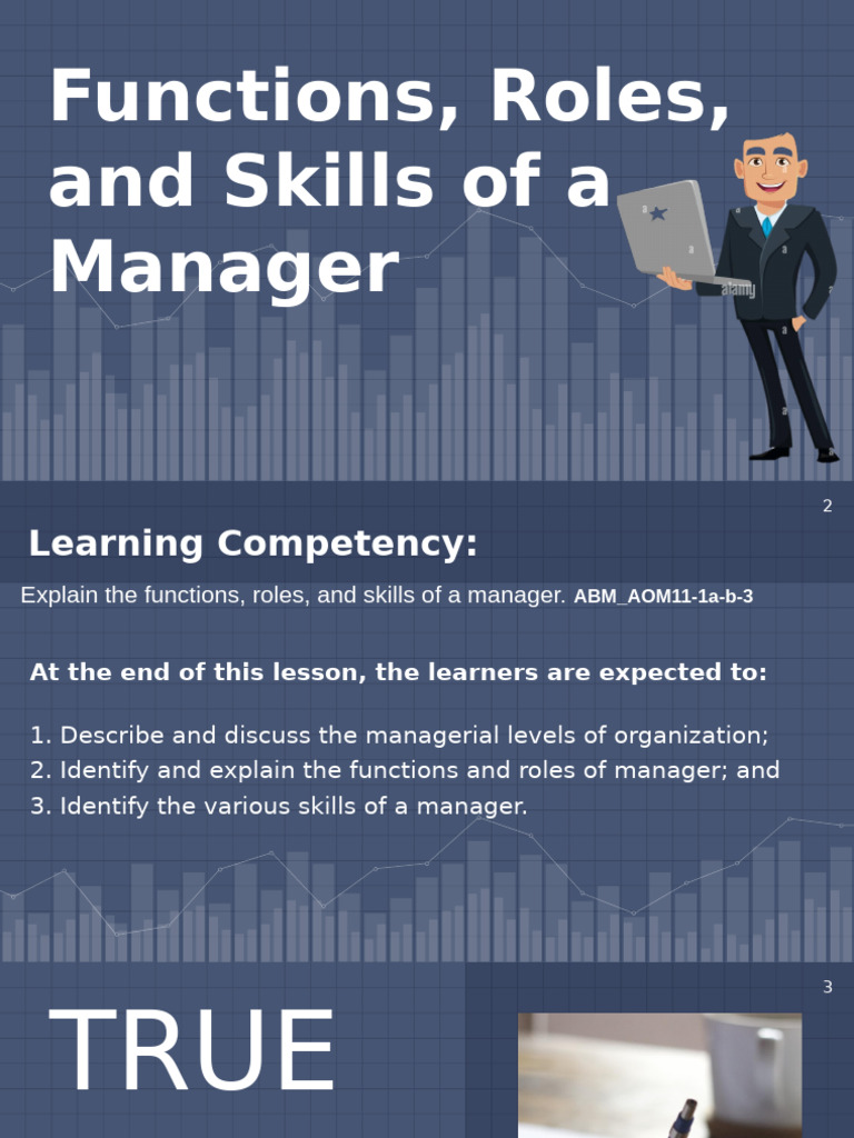 Functions Roles and Skills of Manager | PDF | Information | Chief ...