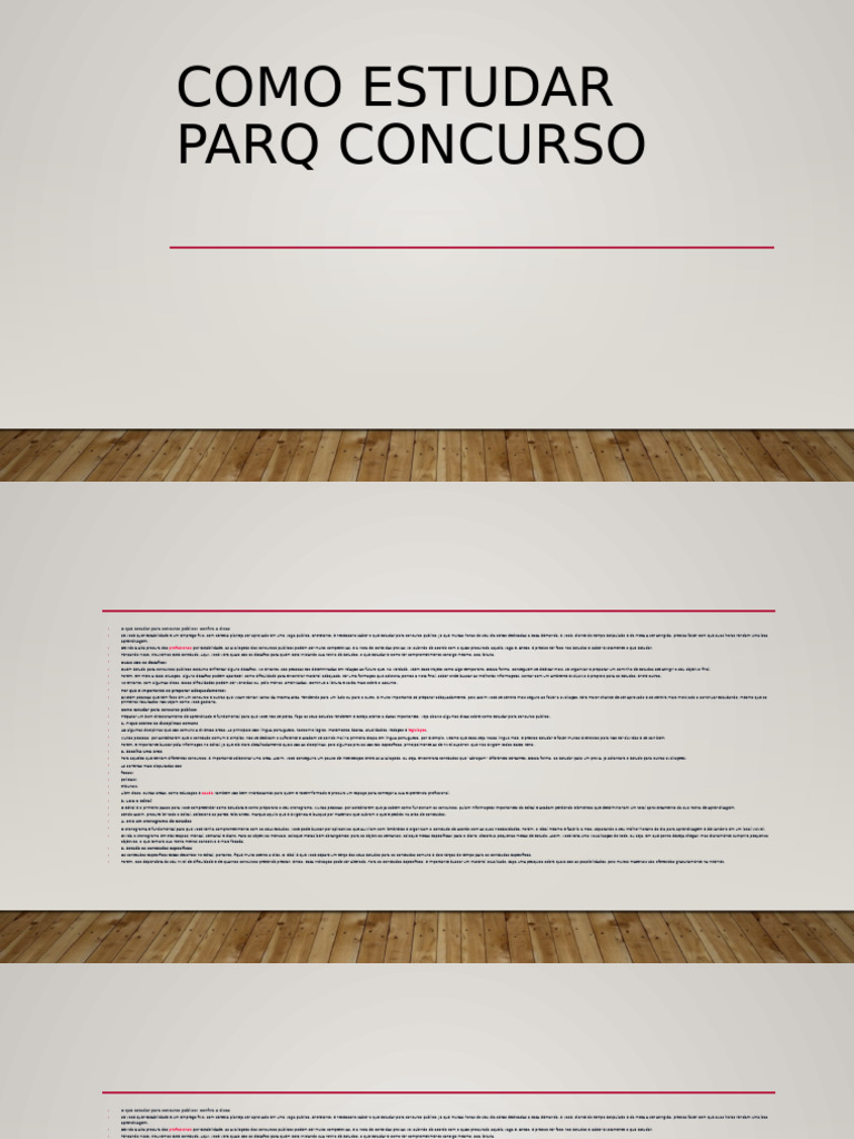 Dicas para Estudar para Concursos Públicos | PDF | Aprendizado | Lógica
